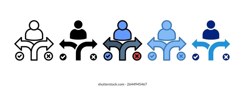 Decision Icon Element For Design