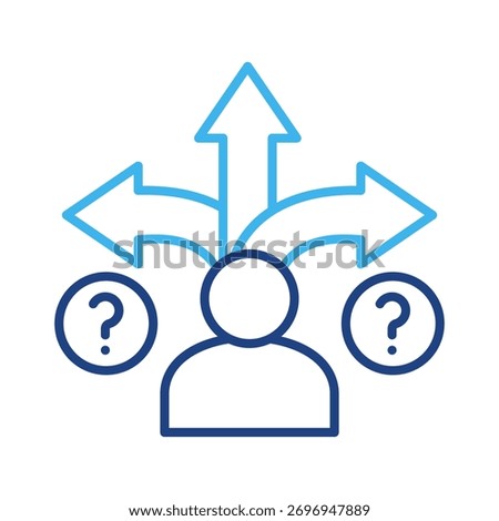 Decision Icon Element For Design