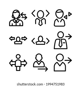 decision icon or logo isolated sign symbol vector illustration - Collection of high quality black style vector icons
