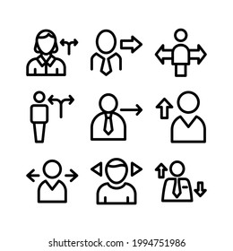 decision icon or logo isolated sign symbol vector illustration - Collection of high quality black style vector icons
