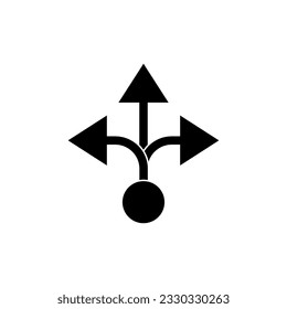 Entscheidungssymbol. Auflösung, Abschlusssymbol.