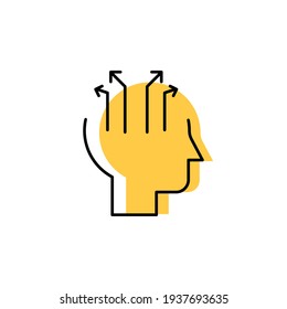 decision icon vector illustration. modern icon colored style. isolated on white background