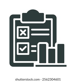 Decision icon vector illustration. Simple fill style	