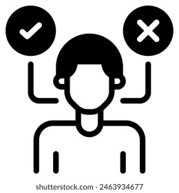 Decision Maker icon can be used for web, app, infographic, etc