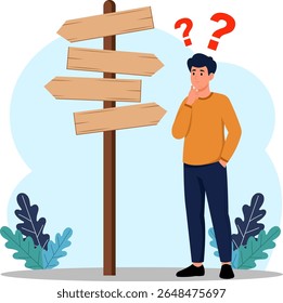 Decision Making Choosing Direction at Crossroads