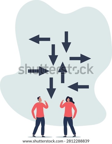 Decision making, decide the right way or choosing options, best alternative or solution to success,life situation and activities.