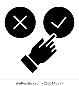 Decision Making Icon Element For Design