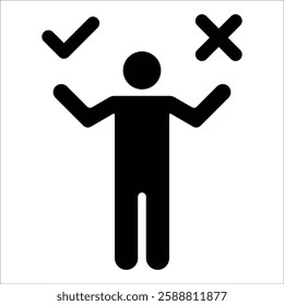 Decision Making Icon Element For Design