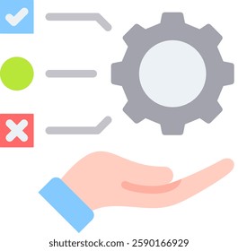Decision Making Icon Element For Design