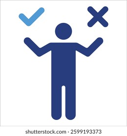 Decision Making Icon Element For Design