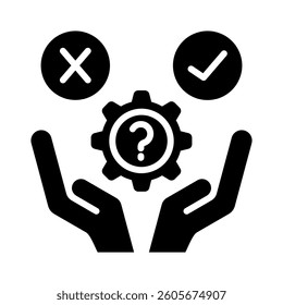 Decision Making Icon Element for Design