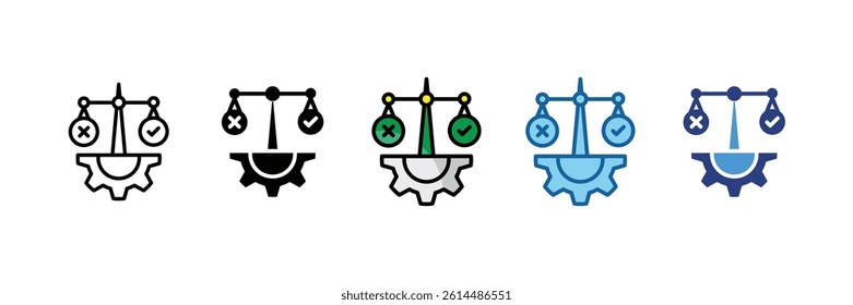 Decision Making Icon Element For Design