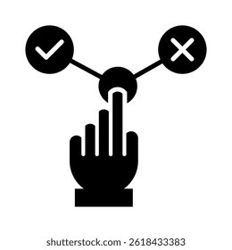 Decision Making Icon Element For Design
