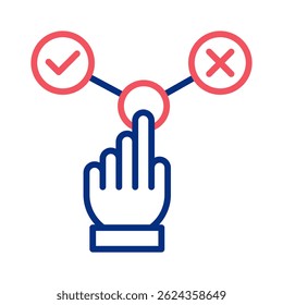 Elemento De Ícone De Tomada De Decisão Para Design