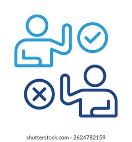 Elemento De Ícone De Tomada De Decisão Para Design