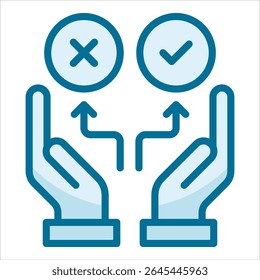 Elemento De Ícone De Tomada De Decisão Para Design