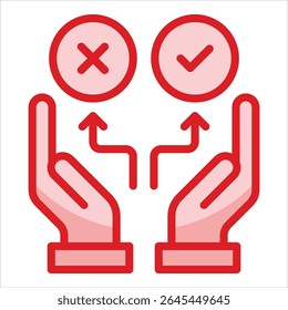 Elemento De Ícone De Tomada De Decisão Para Design