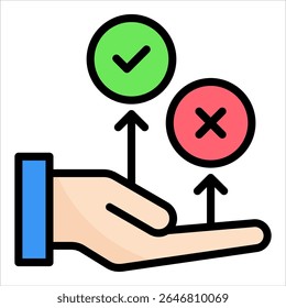 Decision Making Icon Element For Design