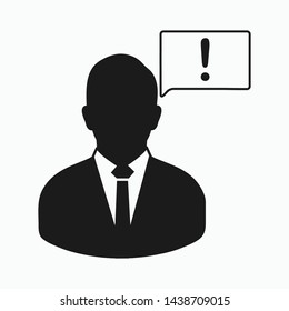 Decision making icon. Flat style vector EPS.