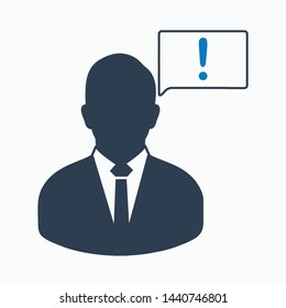 Decision making icon. Flat style vector EPS.