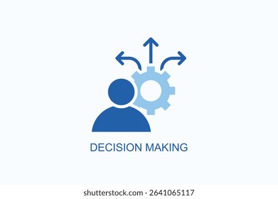 Decision Making Icon Or Logo Isolated Vector Illustration