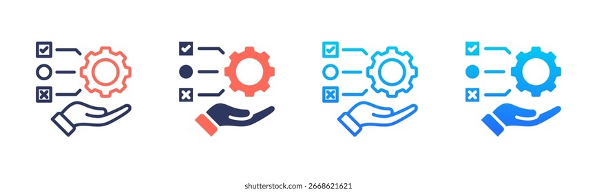 Decision Making Icon Pack In Multiple Styles