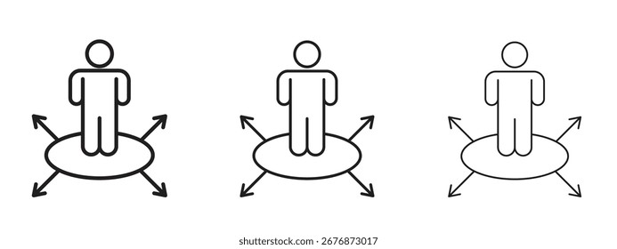 Decision making icon. Simple element illustration. Can be used for web and mobile.