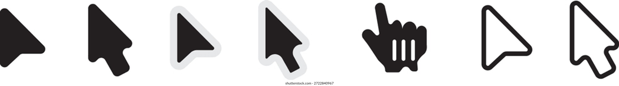 Conjunto de iconos de toma de decisiones que muestran la elección. Conjunto de iconos vectoriales de elección