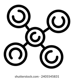 Decision making mind trap icon outline vector. Problem solving oriented mindset. Brainstorming best answers