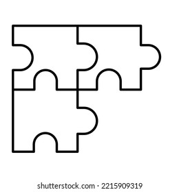 Decision Making Outline Vector Icon which can easily modify or edit

