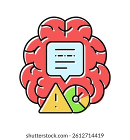 decision making risk color icon vector. decision making risk sign. isolated symbol illustration