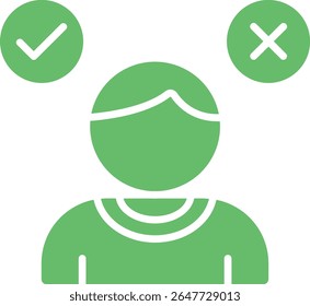 Decision Making vector icon. Can be used for printing, mobile and web applications.