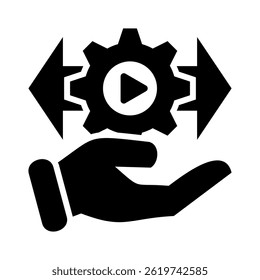 Decision Support System Icon-Element für Design