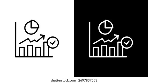 Asistencia de decisión Diseño de conjunto de iconos blancos