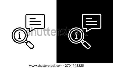 Decision Support White Icon Set Design