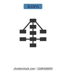 Decision Tree Icons  Symbol Vector Elements For Infographic Web