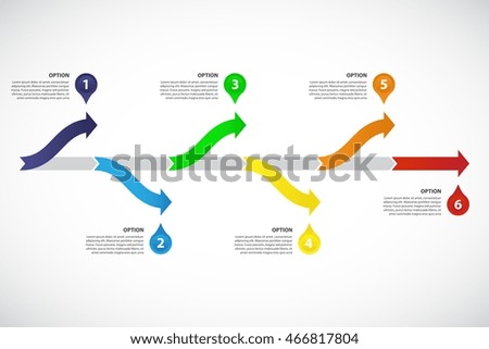 decision tree timeline vector infographic template stock vector decision tree infographic template