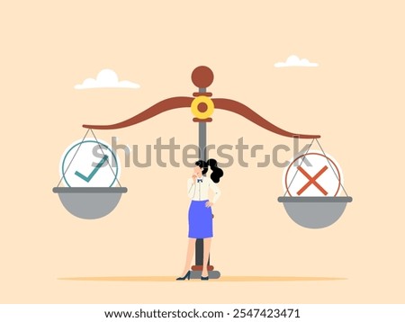 Decision-making by comparing advantages and disadvantages