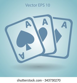 deck of cards vector illustration