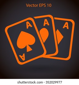 deck of cards vector illustration