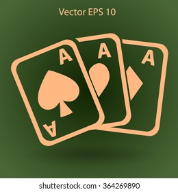 deck of cards vector illustration