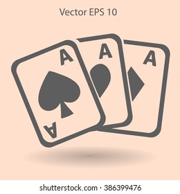 deck of cards vector illustration