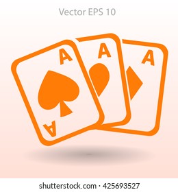 deck of cards vector illustration