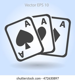 deck of cards vector illustration