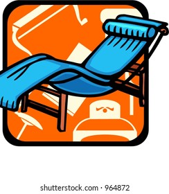 Deck chair.