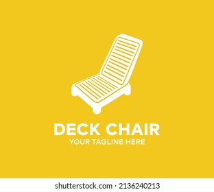 
Diseño del logotipo de la silla de escritorio. Silla de cubierta de diseño, diseño vectorial e ilustración.
