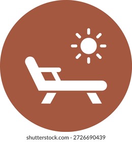 Design-Illustration für das Vektorsymbol des Stuhls