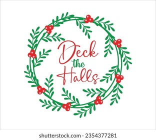 Deck the Halls svg, A hat vector, Merry Christmas, Happy New, magic svg, Christmas T shirt, jolly,  holiday, Silhouette Merry cut file svg, joy, Cut File for Cricut, Christmas Bundle, new year svg 