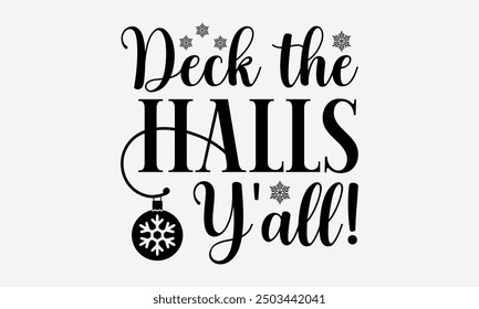 Deck the halls y'all! - Featuring a girl with flying pink paper hearts, symbolizing love on a pristine white background. Suitable for greeting cards, mugs, and various templates.