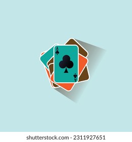 deck of playing cards vector illustration eps 10
